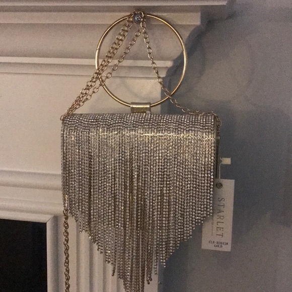 Starlet Rhinestone clutch - Picture 1 of 5